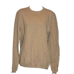 Huckberry Wellen men’s large organic cotton cashmere sweater textured capsule
